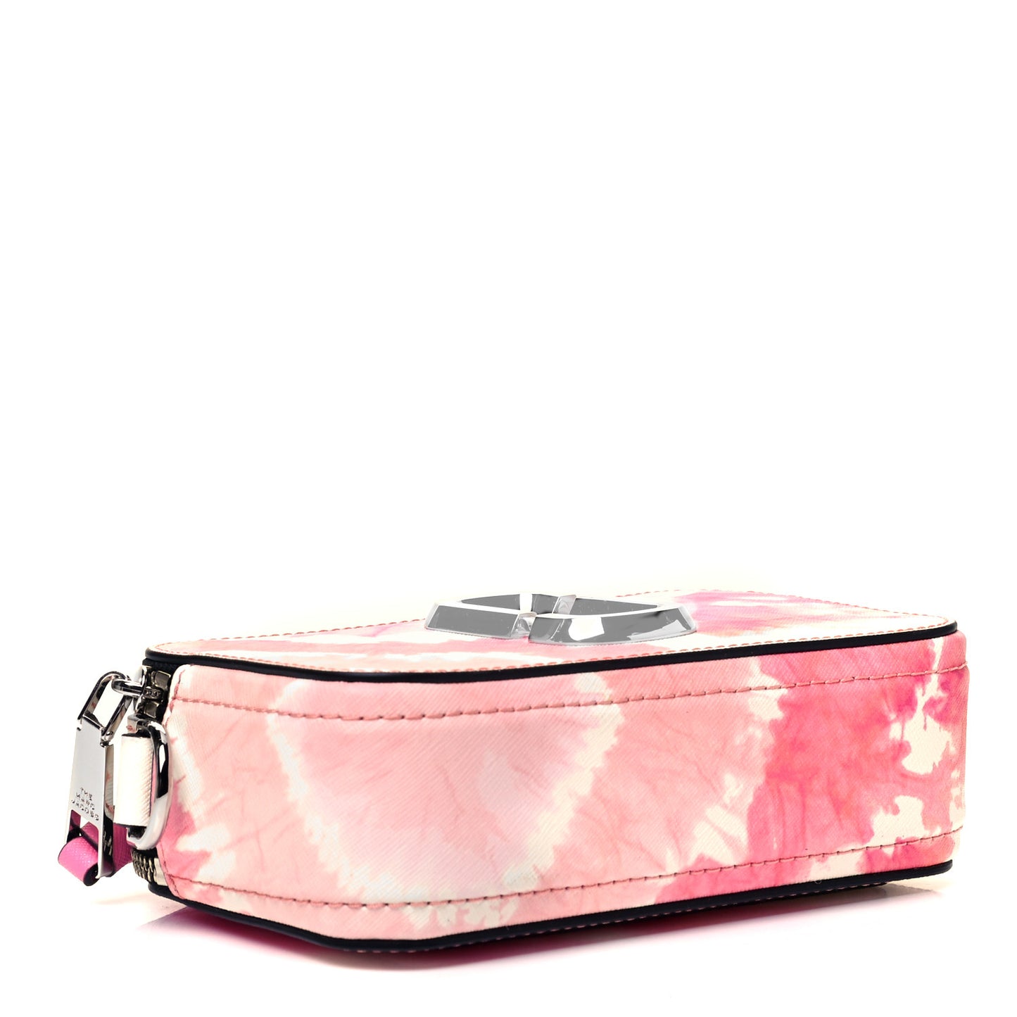 Saffiano Tie Dye Small Snapshot Camera Bag Pink Multicolor