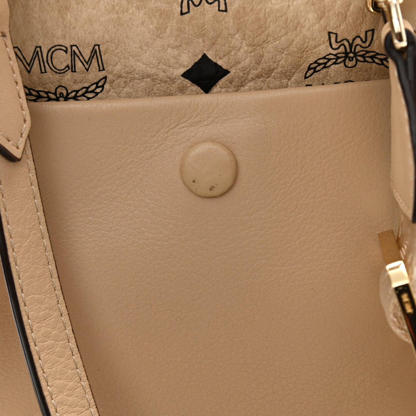 Visetos Small Essential Backpack Beige