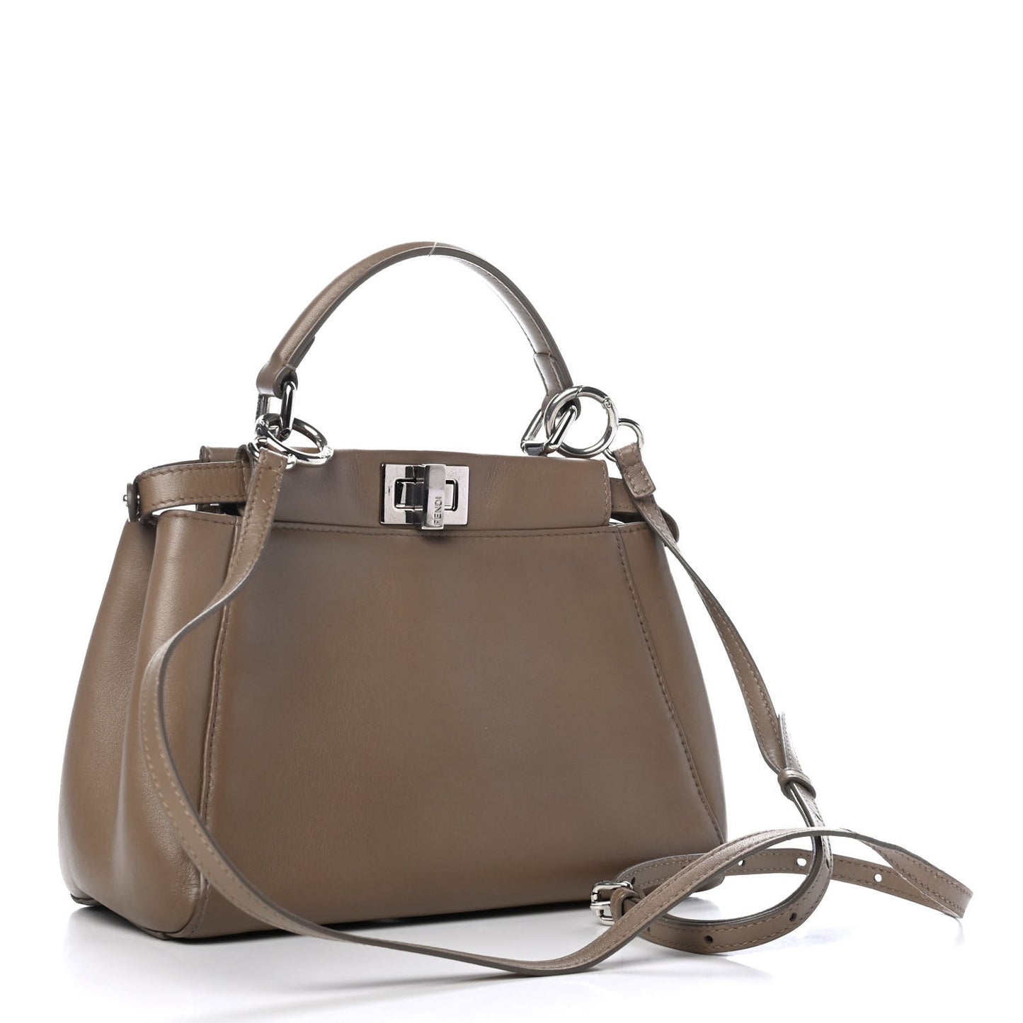 Nappa Mini Peekaboo Iconic Satchel Tortora