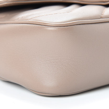 Gucci Calfskin Matelasse Super Mini GG Marmont Shoulder Bag Porcelain Rose 9 of 17