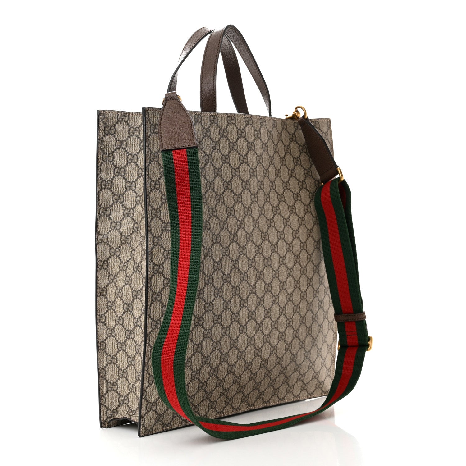 Gucci Soft GG Supreme Monogram Courrier Vertical Tote Beige New Acero 3 of 10