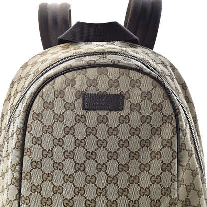 Gucci Monogram Travel Backpack Dark Brown 8 of 10