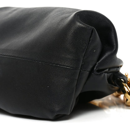 Bottega Veneta Calfskin The Pouch Chain Black 10 of 10