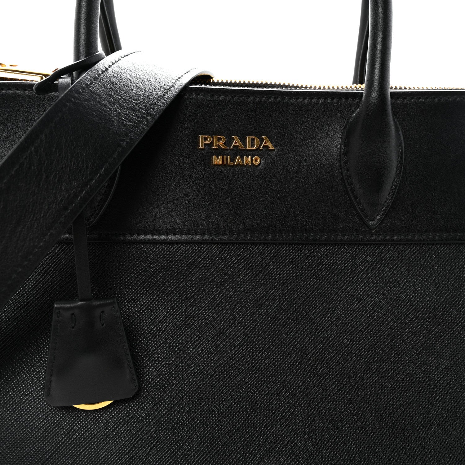 Prada Saffiano City Calfskin Paradigme Bag 9 of 9