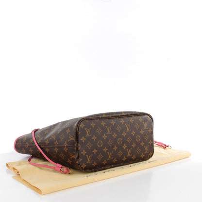 Louis Vuitton Monogram Articles de Voyage Ikat Neverfull MM Rose Velours 4 of 7