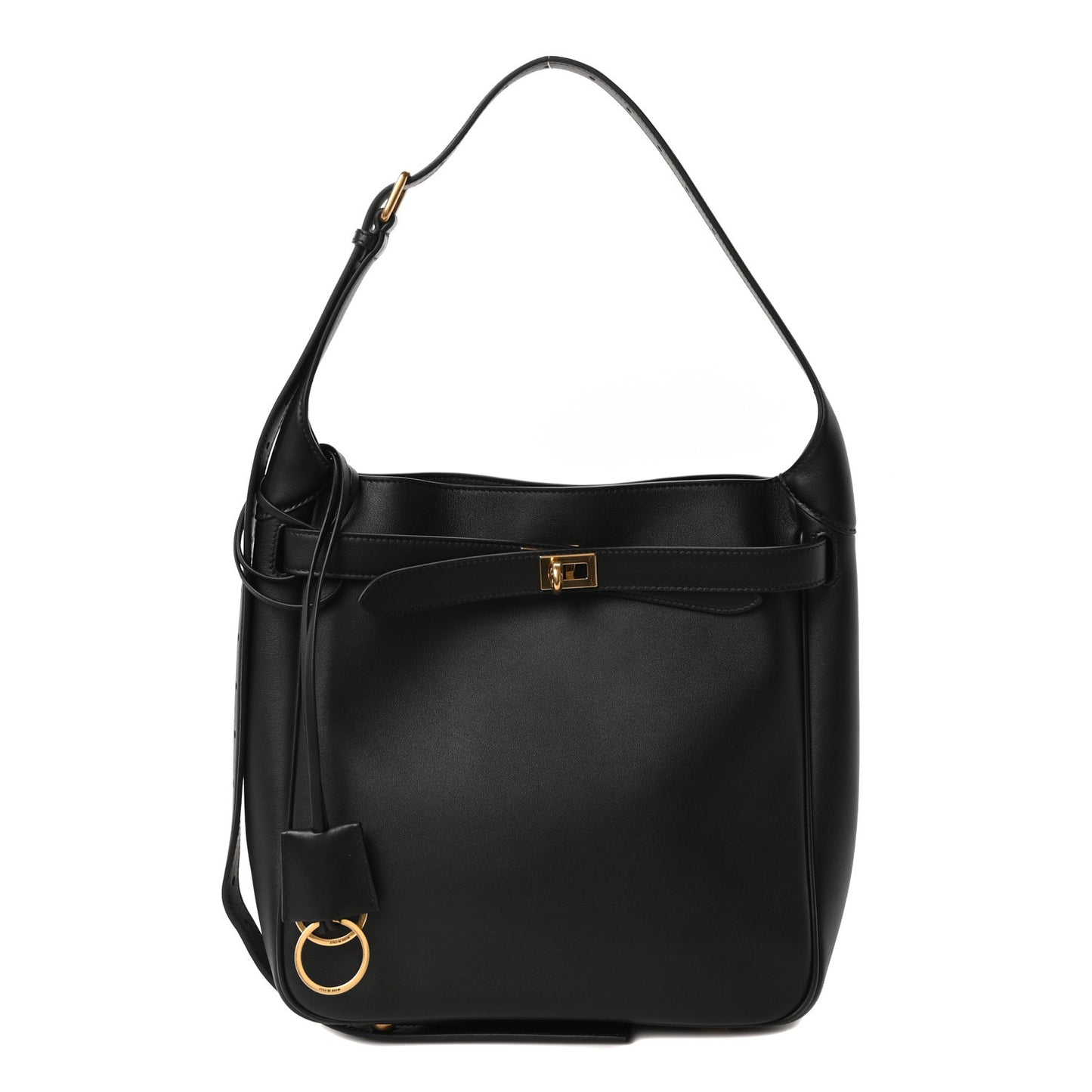 Smooth Calfskin Small Be Air Hobo Black