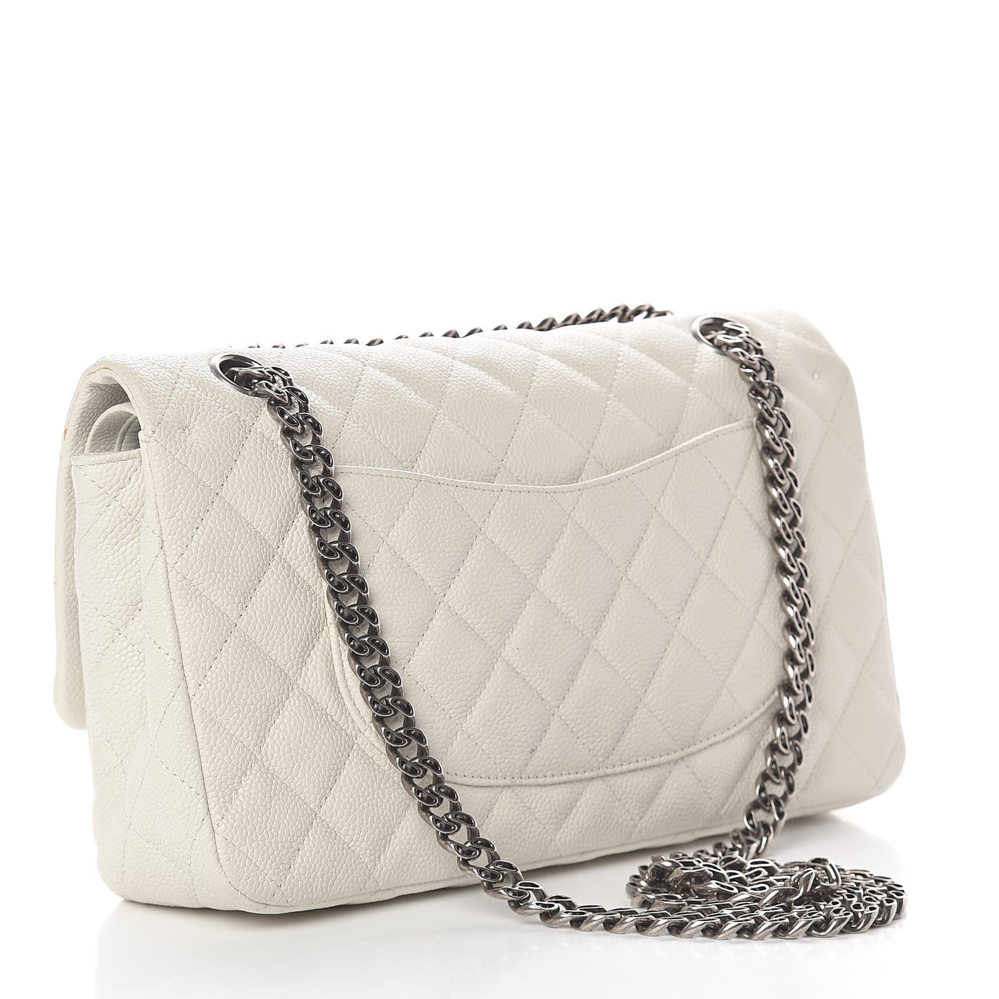 Caviar Quilted 2.55 Reissue 225 Flap White