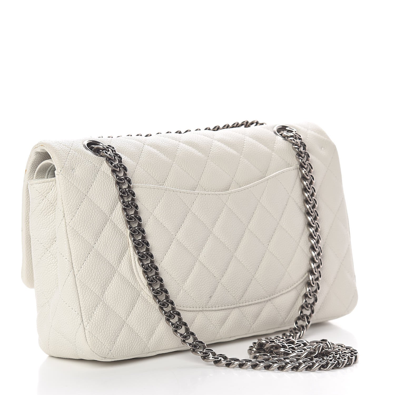 Chanel Caviar Quilted 2.55 Reissue 225 Flap White 3 of 22