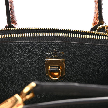 Louis Vuitton Taurillon Snakeskin City Steamer Black 6 of 12
