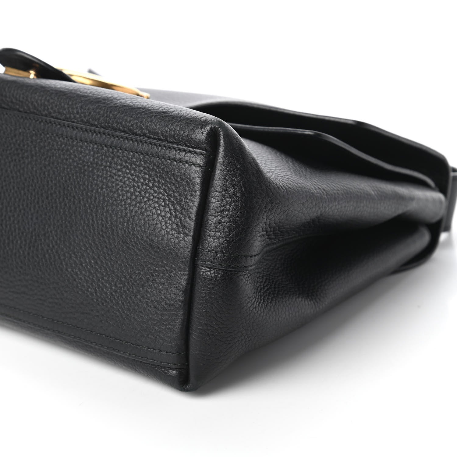 Gucci Calfskin Large GG Marmont Shoulder Bag Black 7 of 10