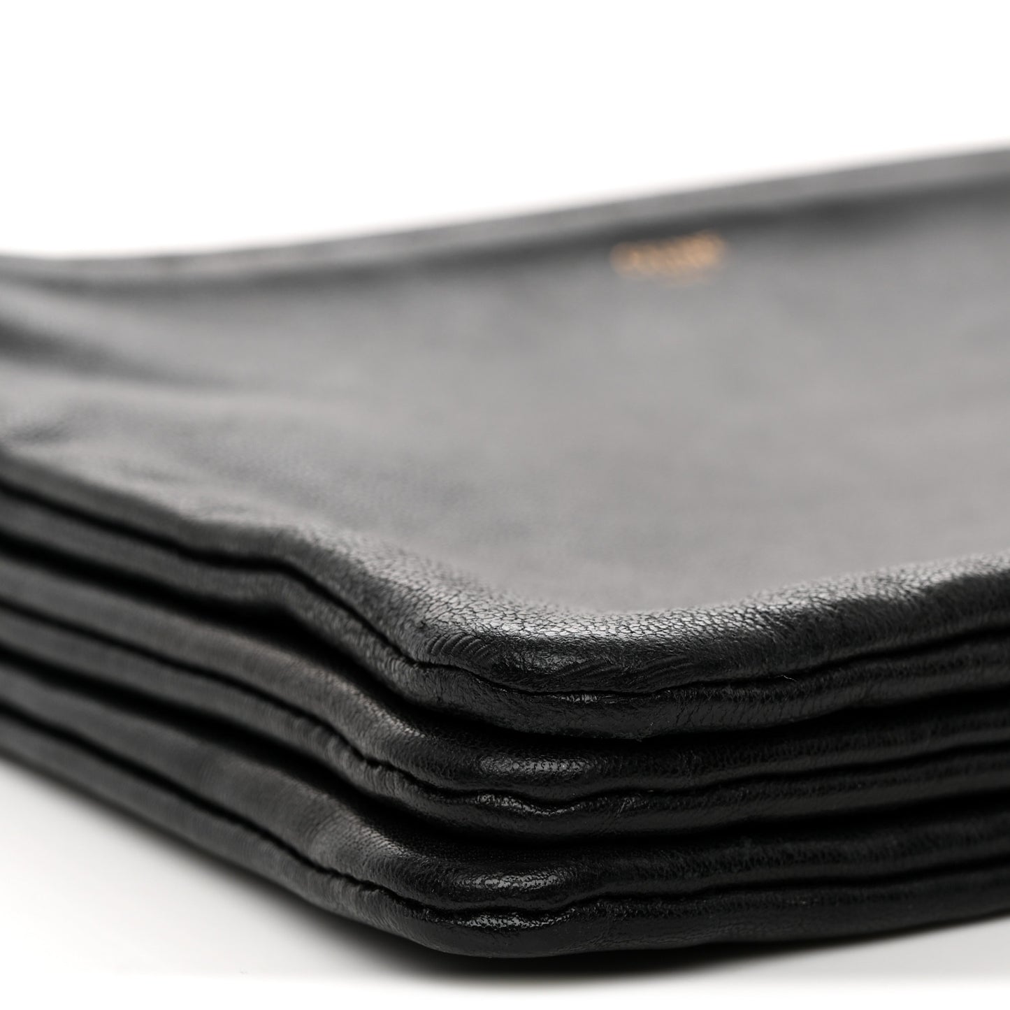 Lambskin Small Trio Crossbody Bag Black