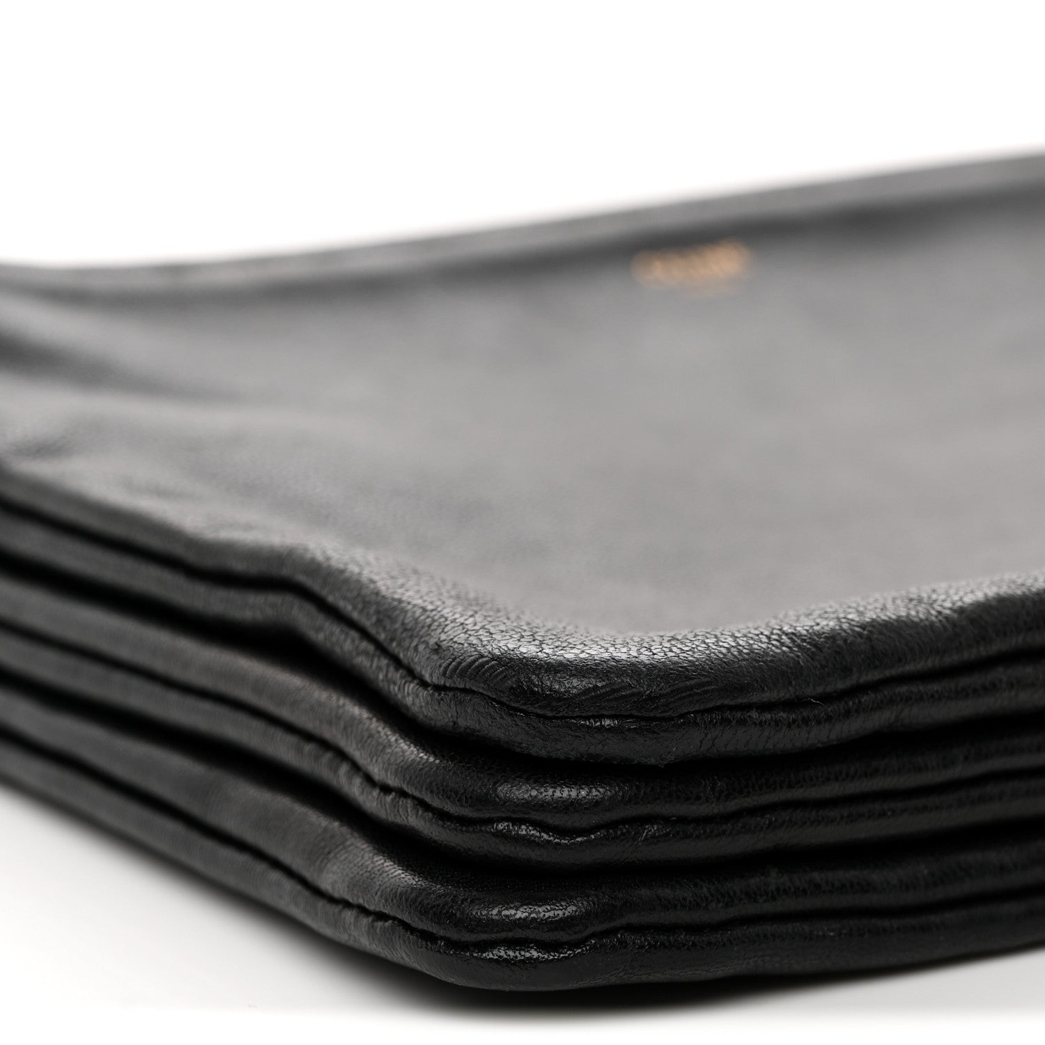 Celine Lambskin Small Trio Crossbody Bag Black 11 of 14