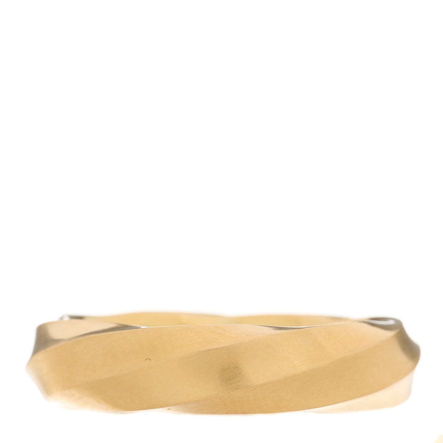 18K Yellow Gold 6mm Cable Edge Band Ring 61 9.5