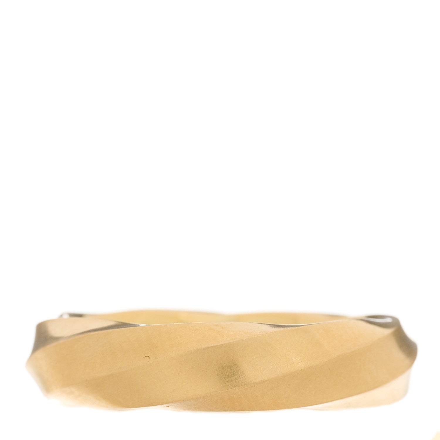 David Yurman 18K Yellow Gold 6mm Cable Edge Band Ring 61 9.5 1 of 5