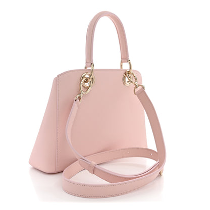 Christian Dior Shiny Smooth Calfskin Small Cigale Bag Rose Songe 3 of 9