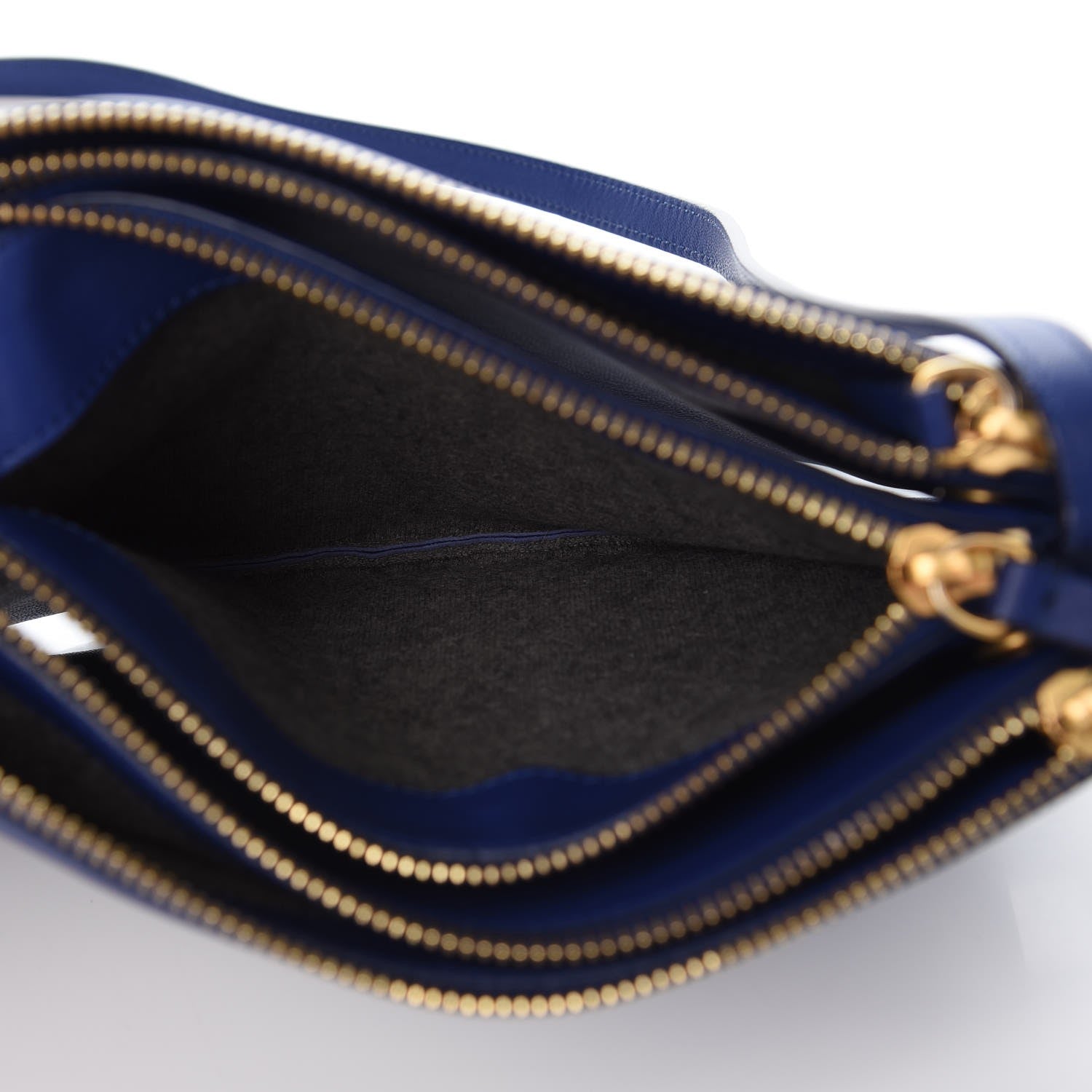 Celine Lambskin Small Trio Crossbody Bag Indigo 5 of 7