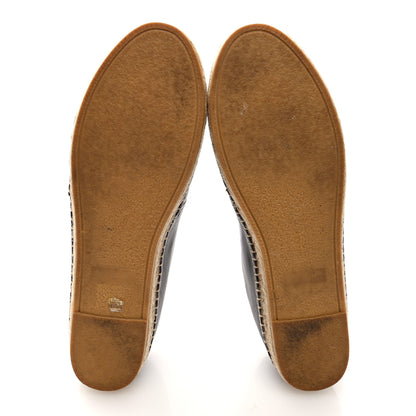 Saint Laurent Nappa Vendome Monogram Espadrilles 40.5 Barolo 6 of 9