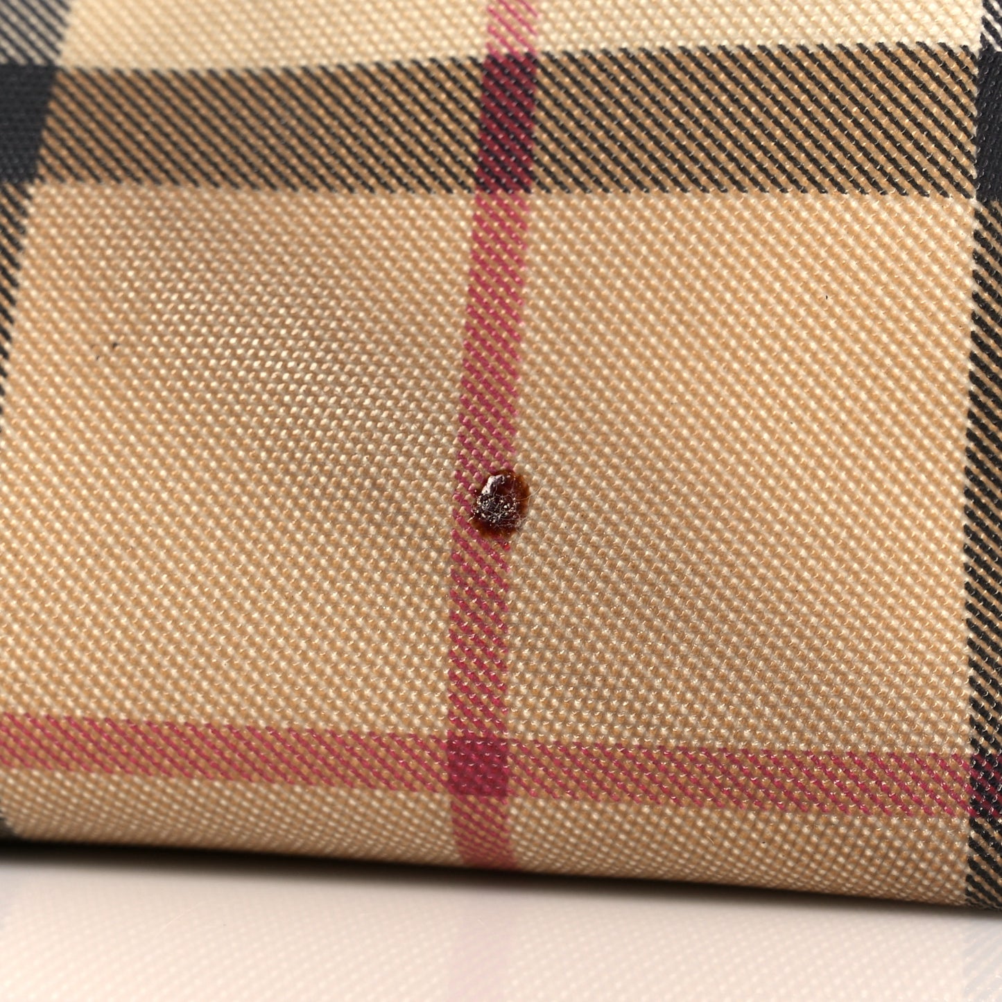 House Check Medium Tote Black