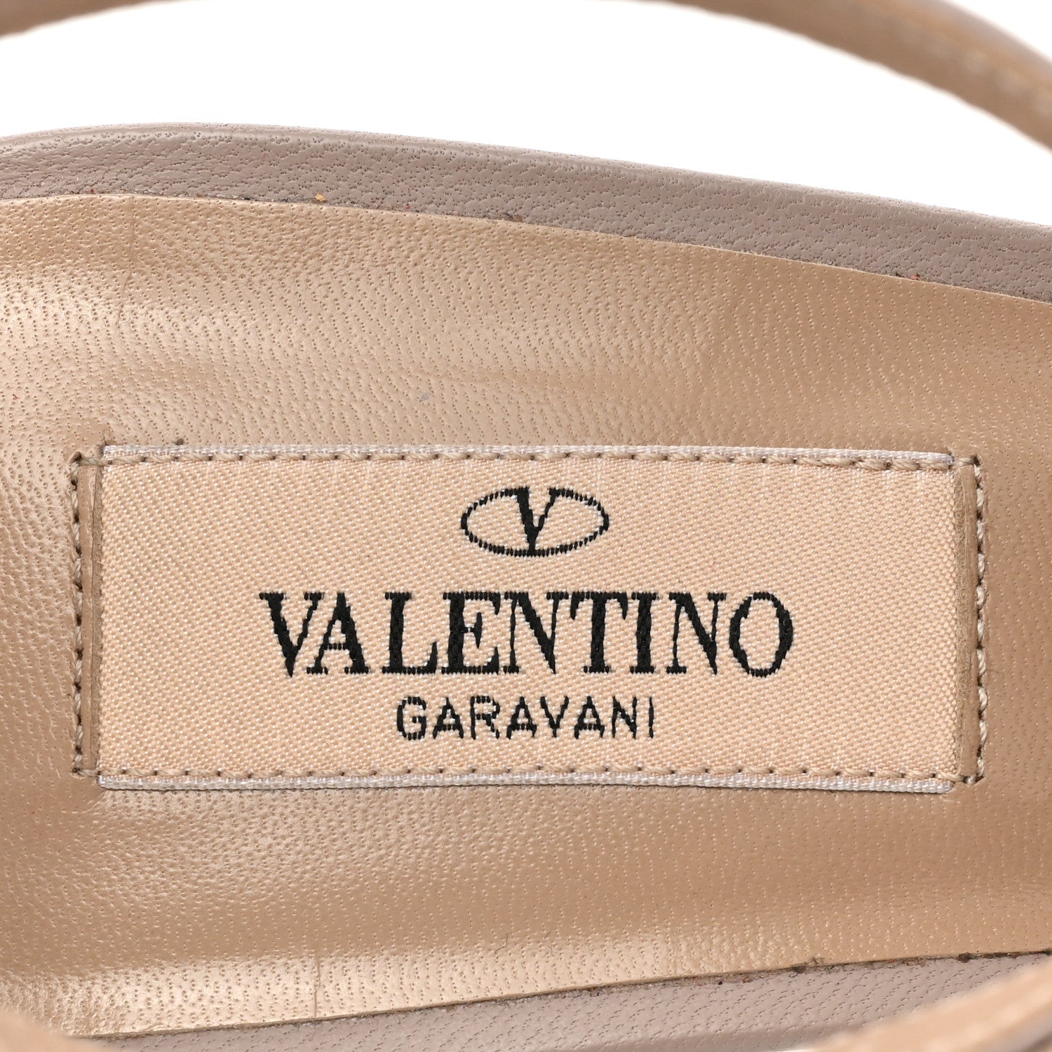 Valentino Garavani Nappa Rockstud Peep Toe Ankle Strap 105mm Sandals 40.5 Poudre 7 of 16