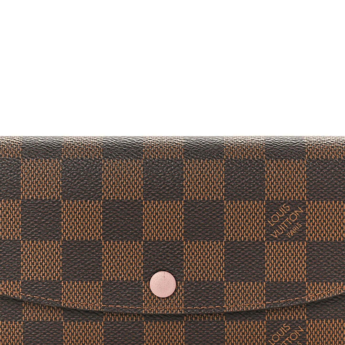 Damier Ebene Emilie Wallet Rose Ballerine