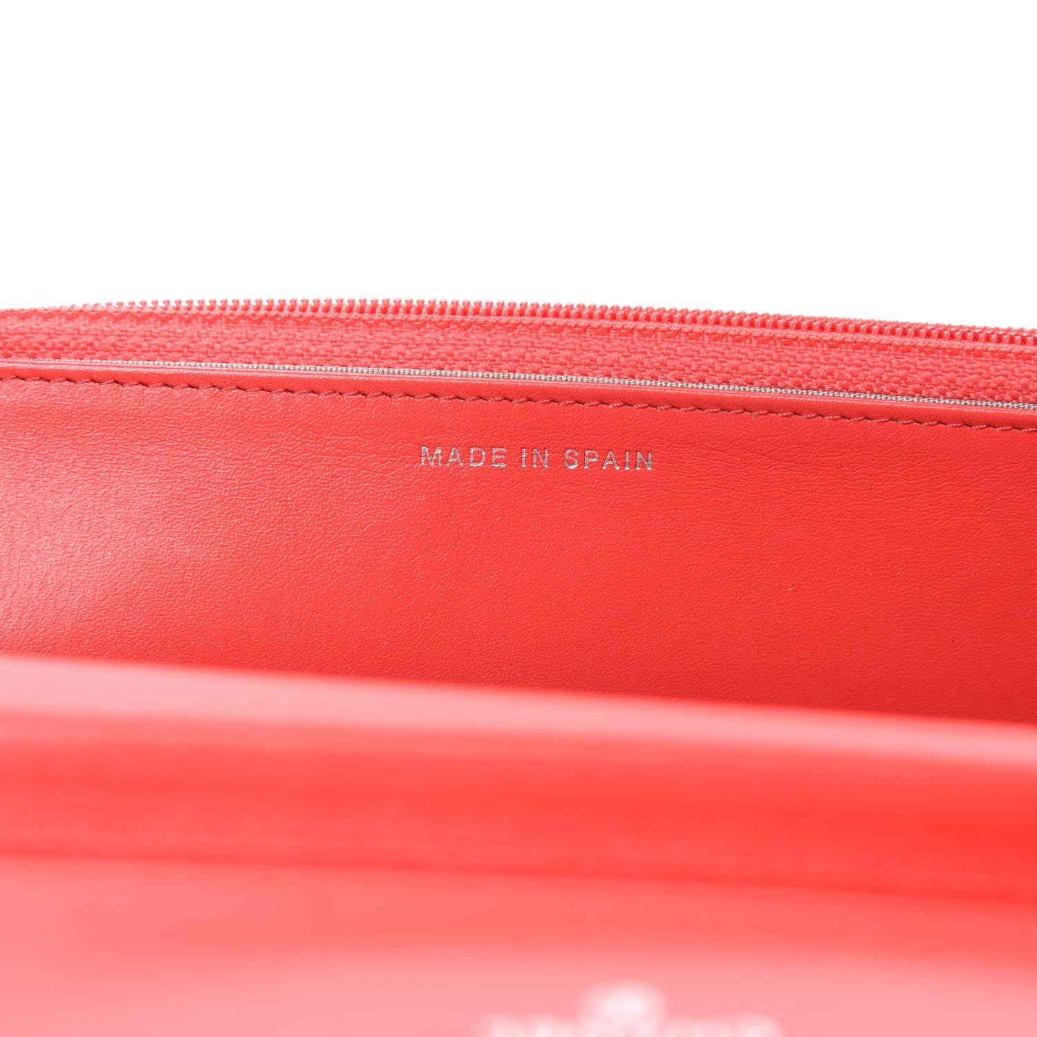 Chanel Caviar Timeless CC Wallet On Chain WOC Light Red 9 of 11