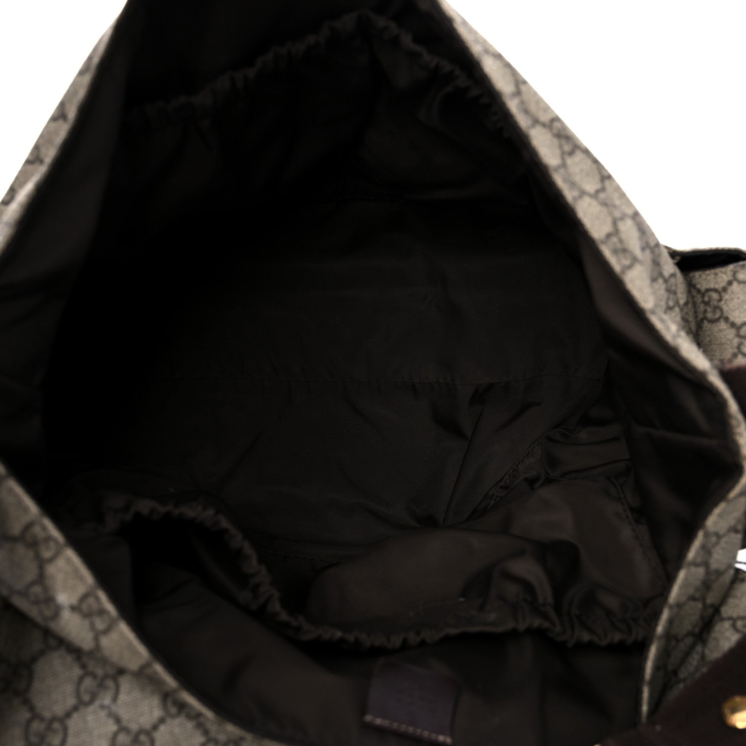 Gucci GG Plus Monogram Messenger Diaper Bag Dark Brown 6 of 32