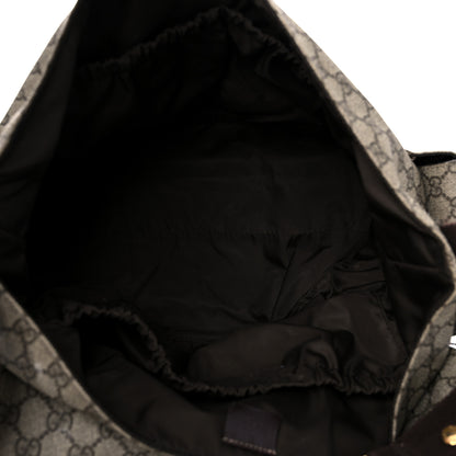 Gucci GG Plus Monogram Messenger Diaper Bag Dark Brown 6 of 32
