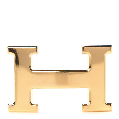 Hermes Polished 32mm H Belt Buckle Gold 1 of 3