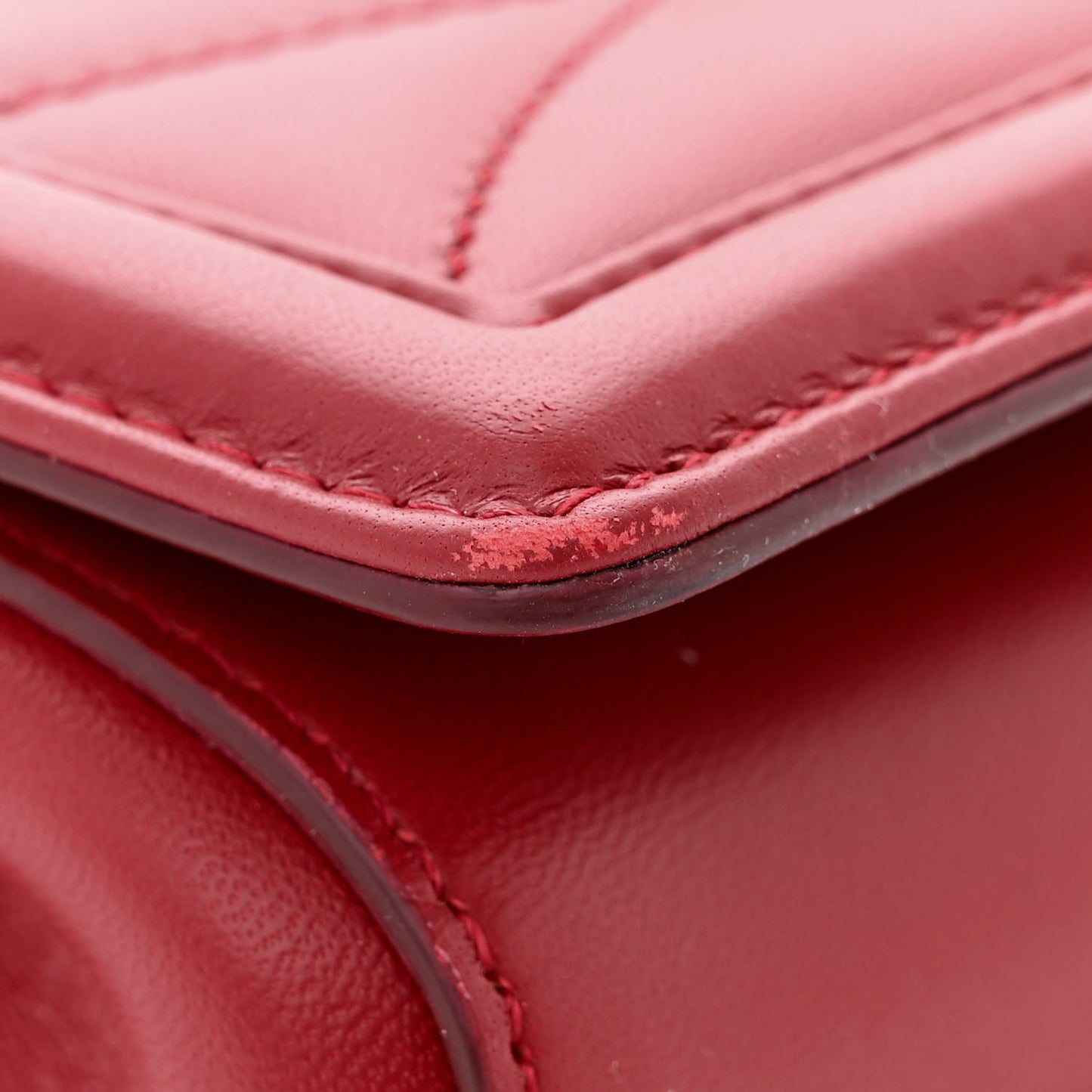 DOLCE &amp; GABBANA Calfskin Medium Devotion Crossbody Bag Red