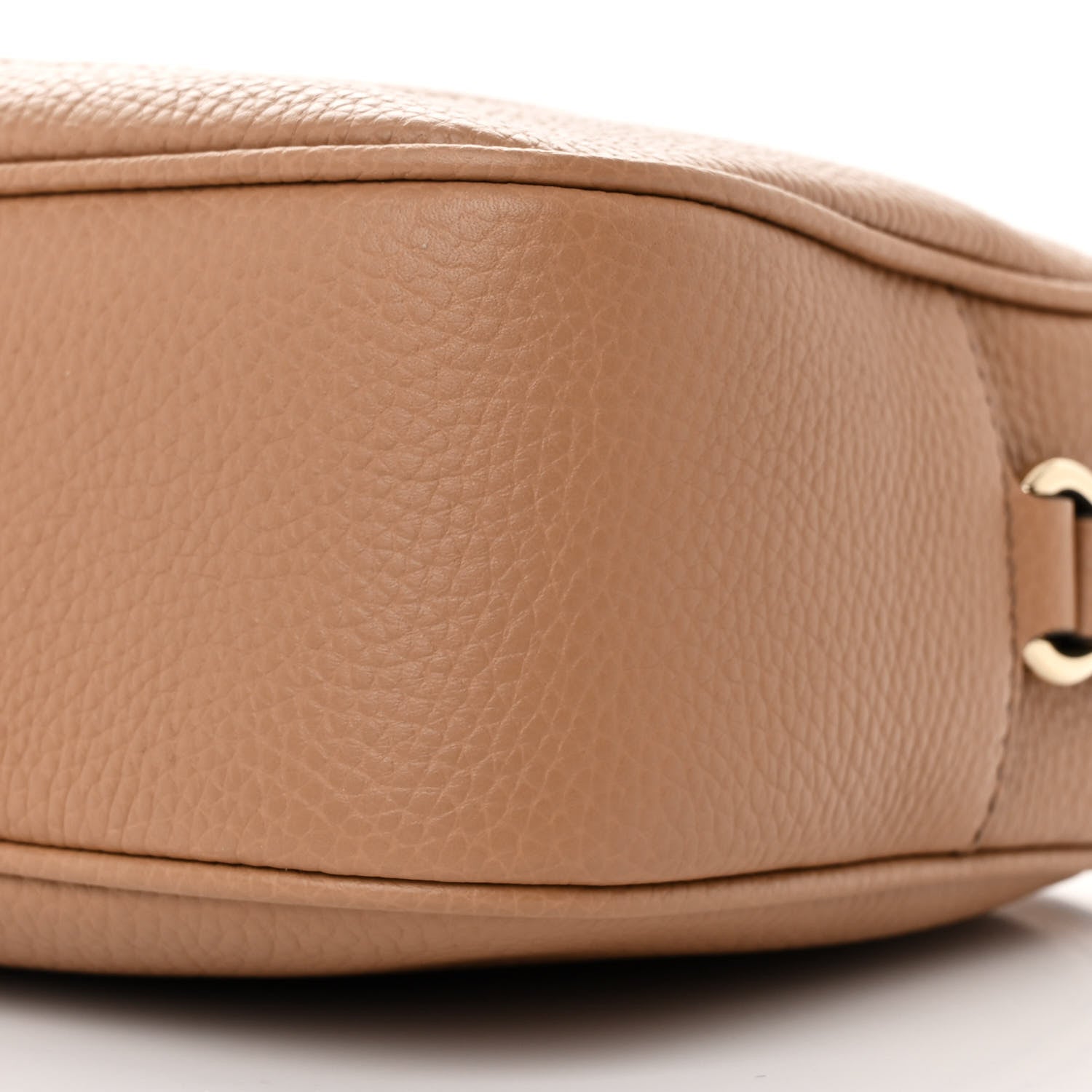 Gucci Pebbled Calfskin Small Soho Disco Bag Camelia 10 of 10