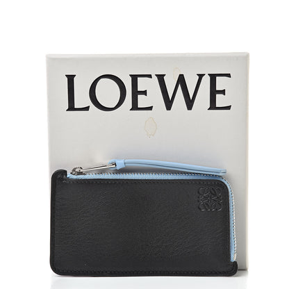Loewe Soft Calfskin Rainbow Coin Cardholder Black Multicolor 8 of 8
