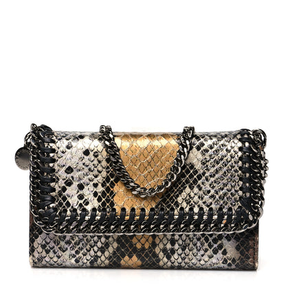 Stella McCartney Snake Embossed Phone Holder Crossbody Black Multicolor 1 of 11