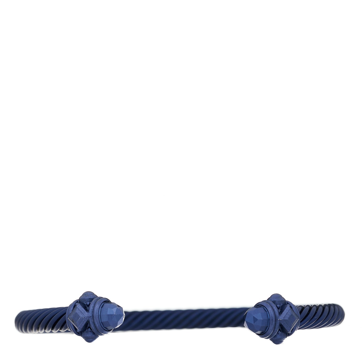 David Yurman Aluminum 5mm Renaissance Bracelet Blue 1 of 4