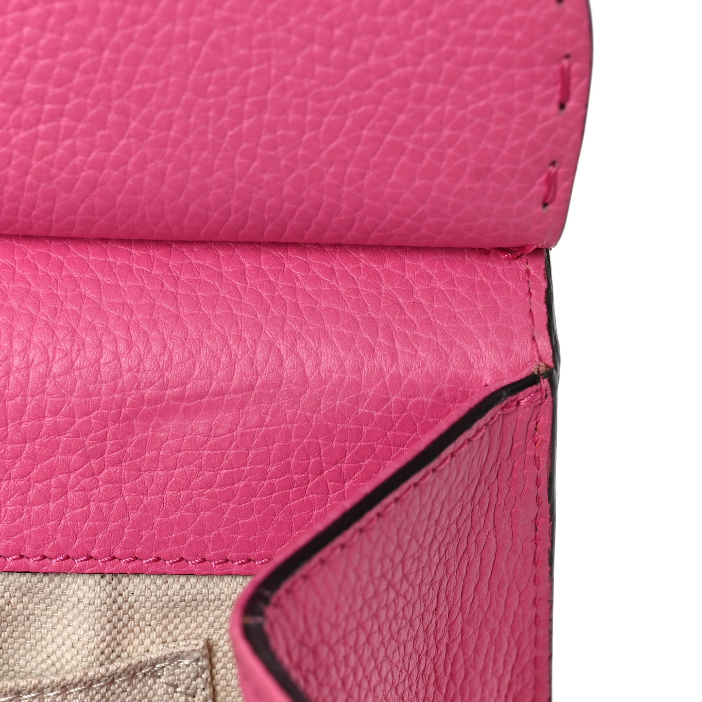 Cellarius Calfskin Mini GG Marmont Top Handle Bag Tropical Pink Flower