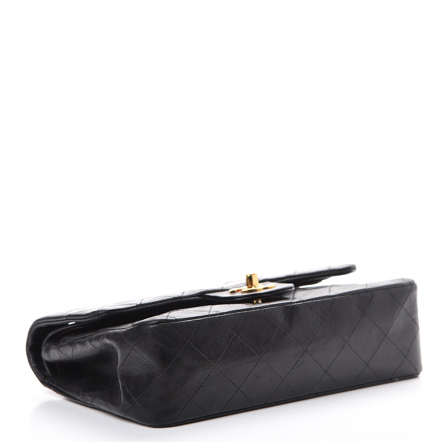 Chanel Lambskin Quilted Small Double Flap Black 3 of 21