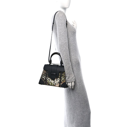 Goyard Goyardine Lettres Camouflage Saigon PM  Black Green Multicolor 2 of 12