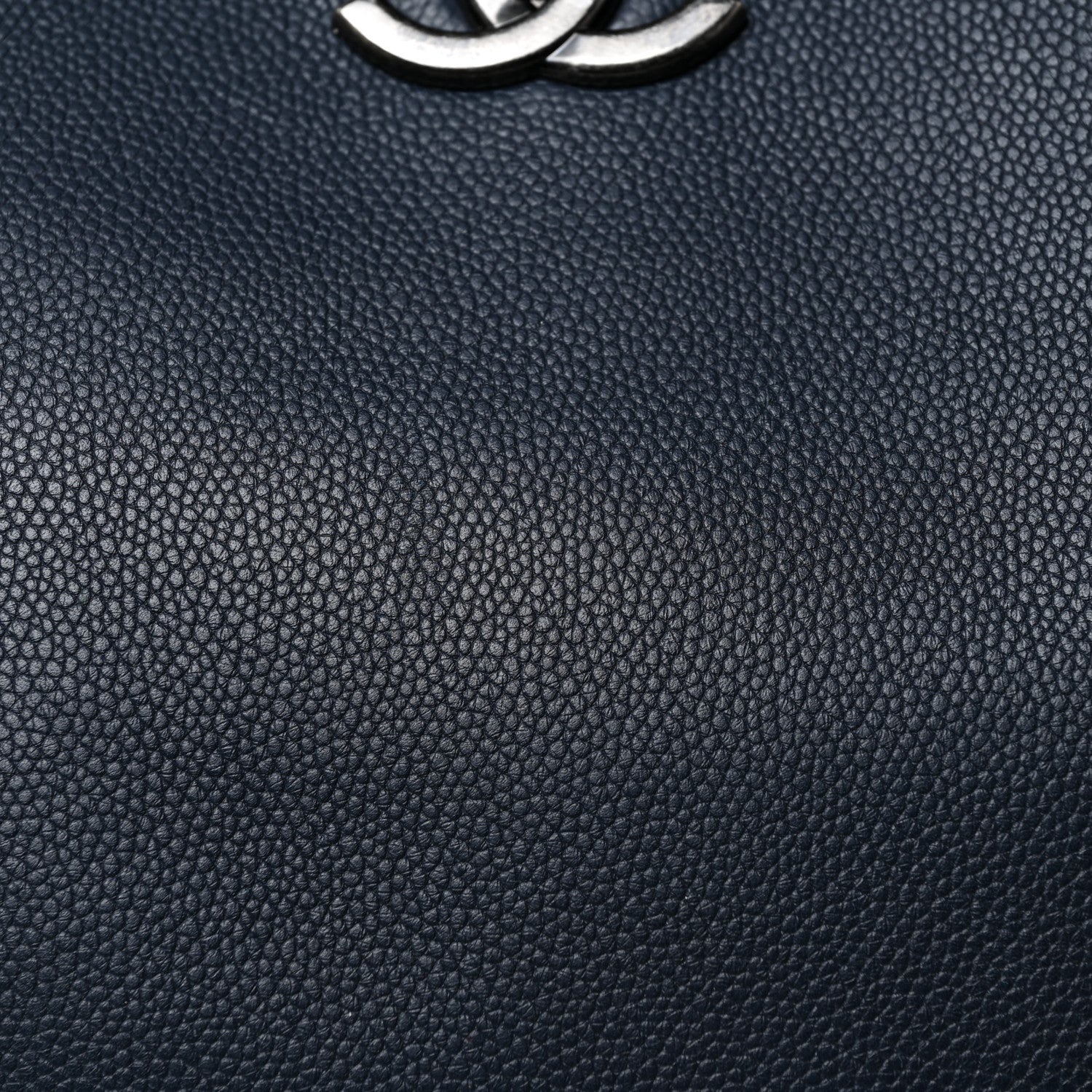 Chanel Caviar Large Shopping Tote Navy 8 of 22