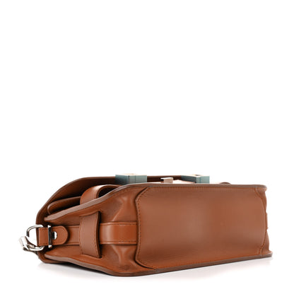 Proenza Schouler Smooth Calfskin Mini PS11 Classic Shoulder Bag Saddle 4 of 13