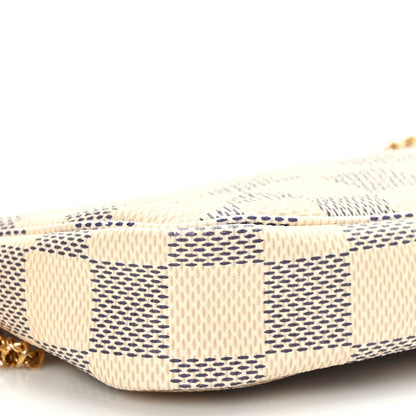 Louis Vuitton Damier Azur Mini Pochette Accessories 7 of 8