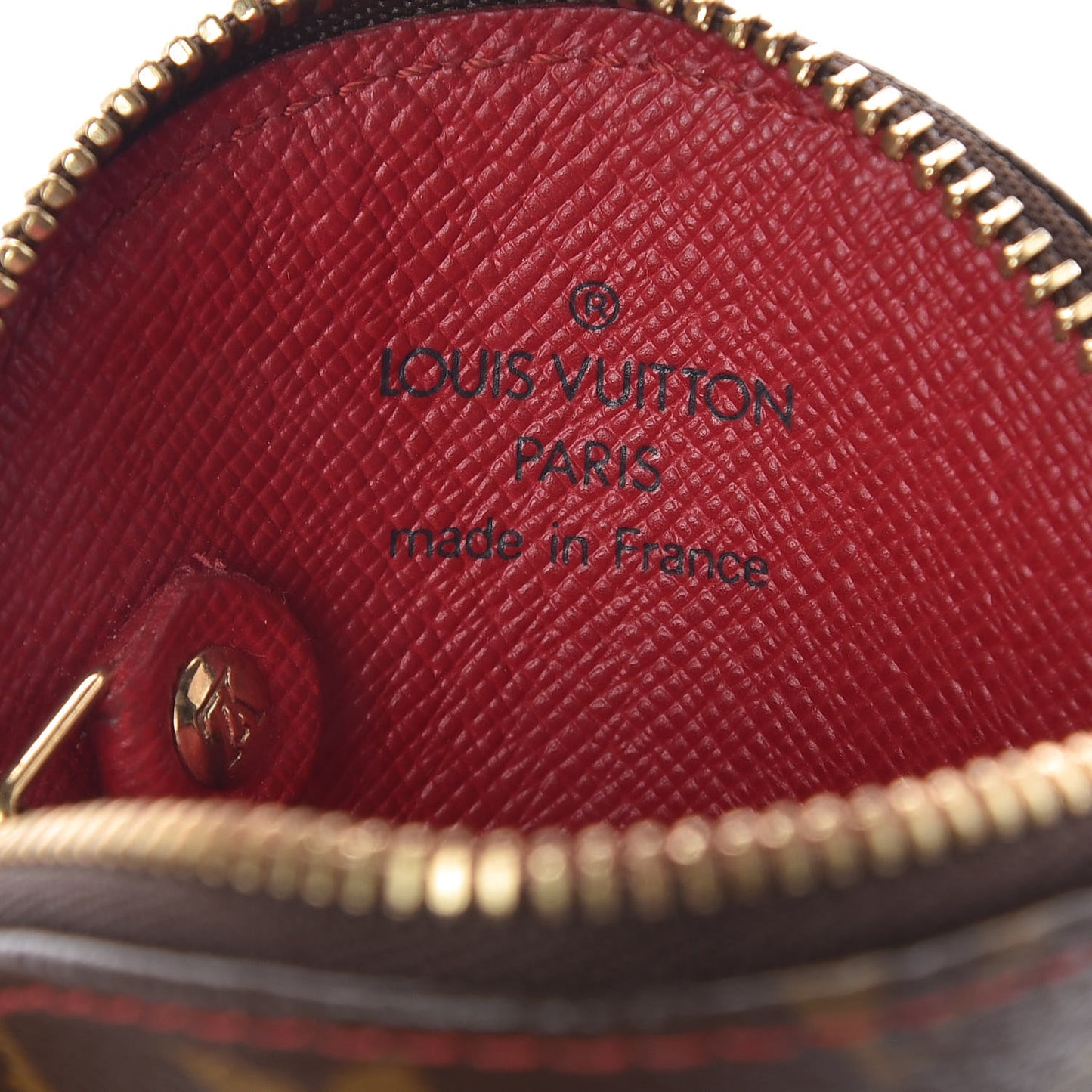 Monogram Cerises Round Coin Purse