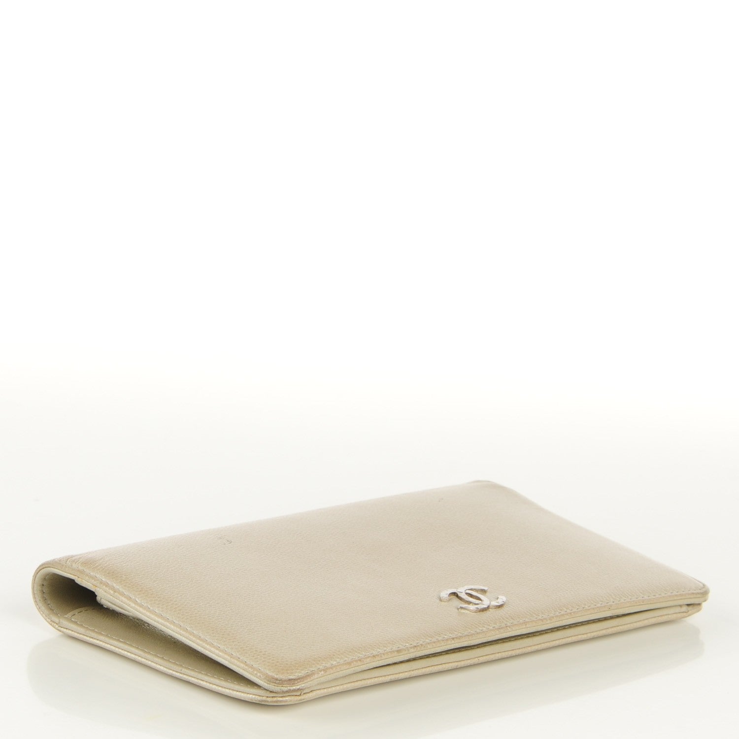 Chanel Caviar Sevruga Yen Wallet Beige 4 of 8