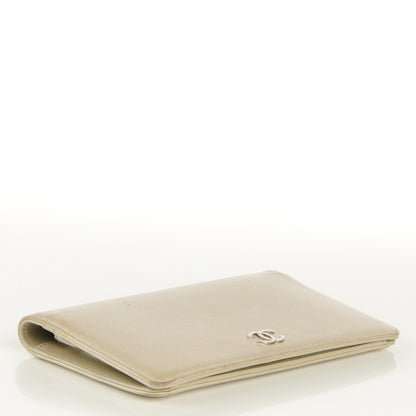 Chanel Caviar Sevruga Yen Wallet Beige 4 of 8
