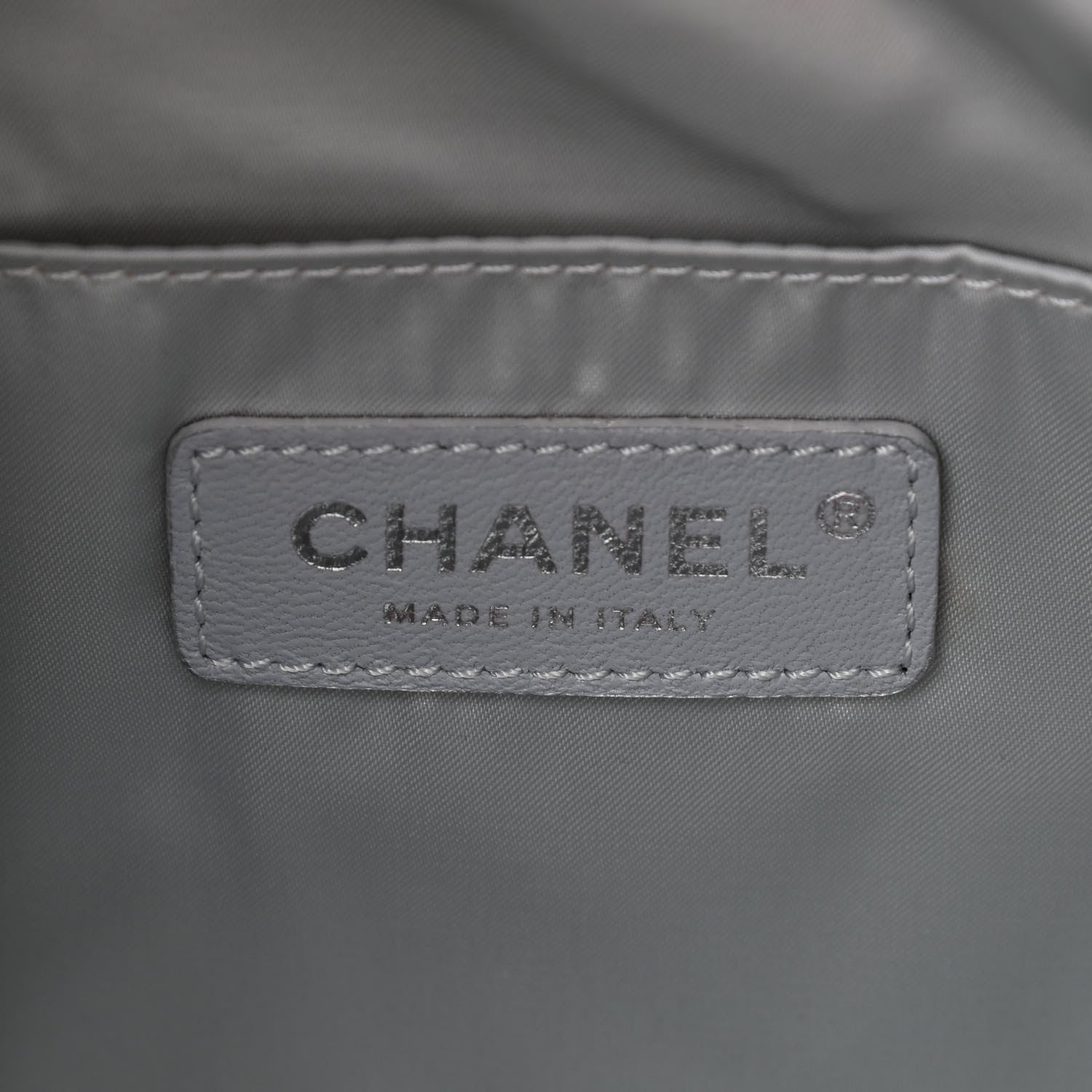 Chanel Lurex Knit Mini Pluto Glitter Backpack Grey 8 of 9