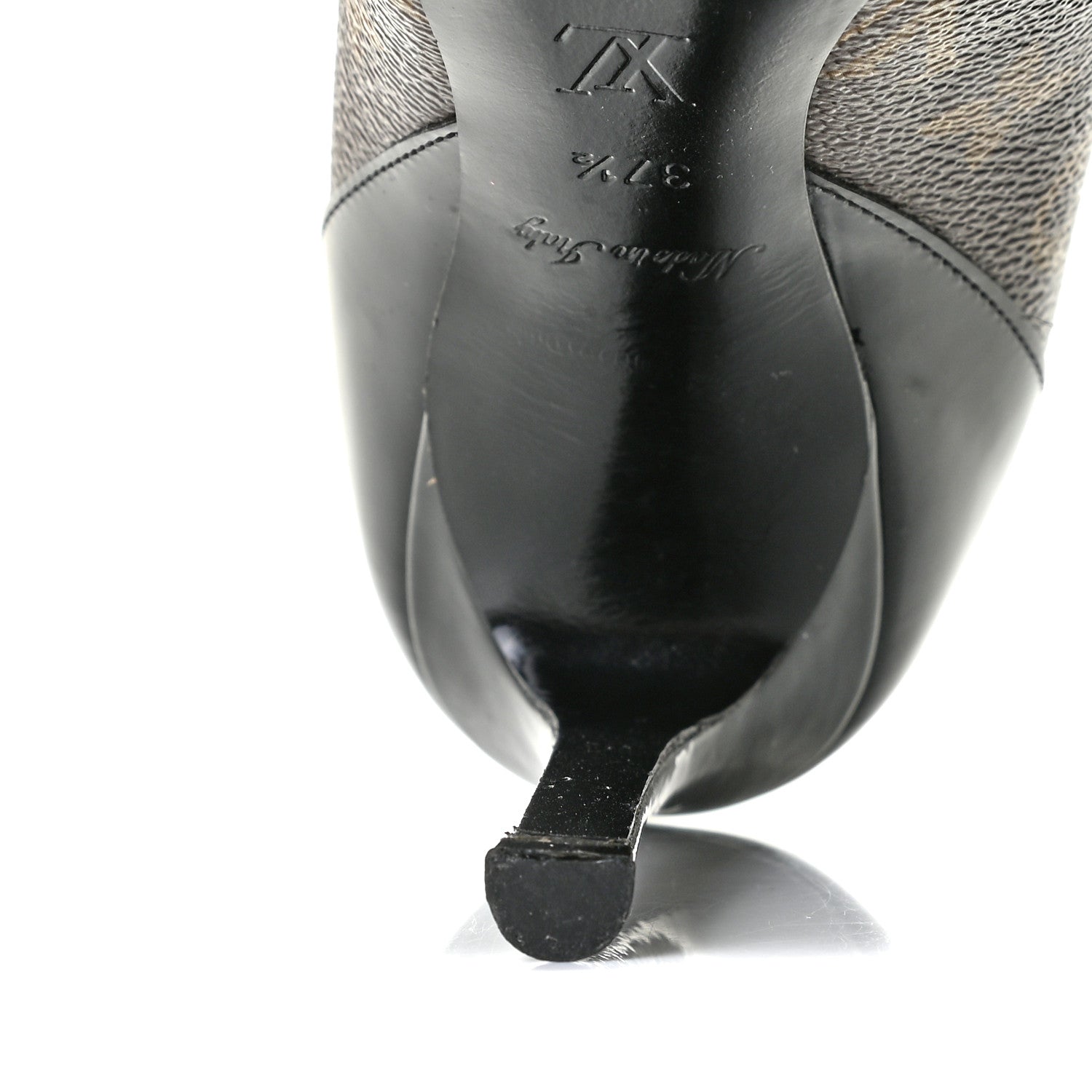 Louis Vuitton Monogram Cherie Pumps 37.5 Black 12 of 13