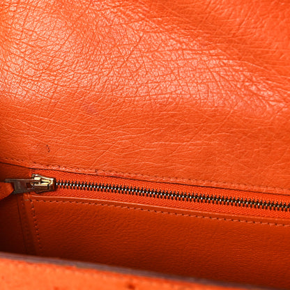 Hermes Ostrich Drag 32 Orange 15 of 20
