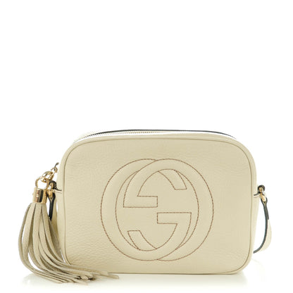 Gucci Pebbled Calfskin Small Soho Disco Bag Off White 1 of 8