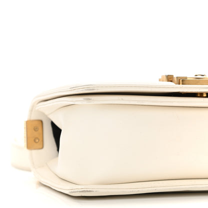 Chanel Calfskin Embroidered Small Boy Flap Ivory 10 of 11
