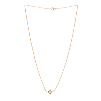 Louis Vuitton 18K Yellow Gold Diamond Idylle Blossom Pendant Necklace 3 of 4