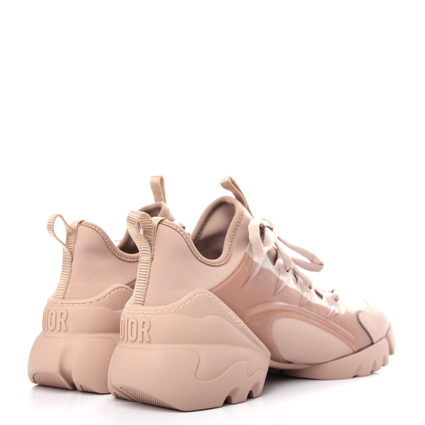 Neoprene Rubber Womens D-Connect Sneakers 38 Nude