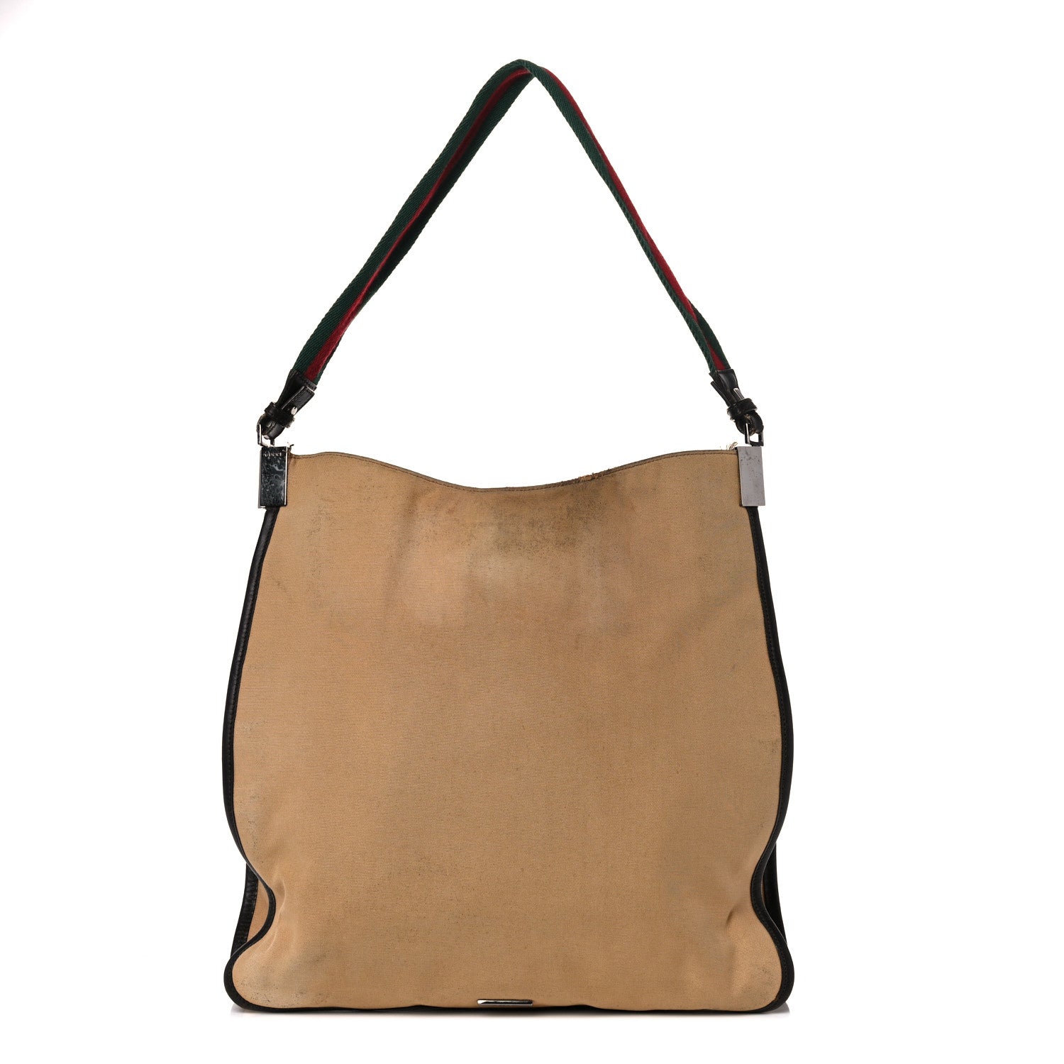 Gucci Canvas Web Hobo Beige 1 of 25